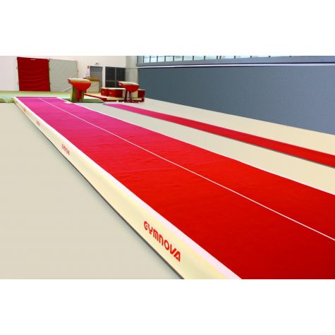 PISTE D'ACROBATIE ACROFLEX NON RÉGLABLE EN ÉLASTICITÉ - 6 x 2 m - AVEC JONCTION FOSSE