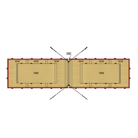 ENSEMBLE DE TAPIS POUR BARRE FIXE DE COMPÉTITION - AVEC TAPIS ADDITIONNELS - 37,50 m² - Homologué FIG