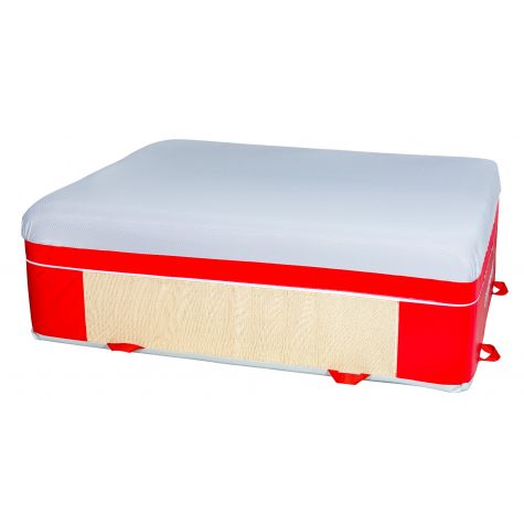 BLOC DE RÉCEPTION - MATELAS CONFORT "PETIT MODÈLE" - HOUSSE PVC ET JERSEY - 200 x 150 x 65 cm