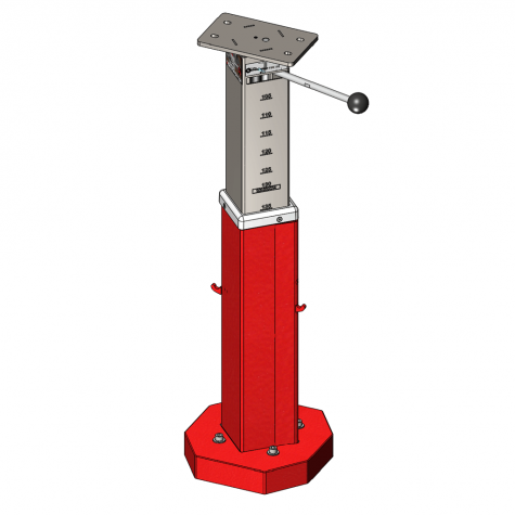 PIED CENTRAL SEUL POUR TABLE DE SAUT EN BORD DE FOSSE