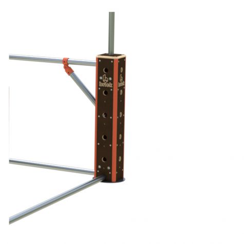 PILIER D'ANGLE BOIS POUR STRUCTURES TUBULAIRES BRICK <BR>Hydrofuge