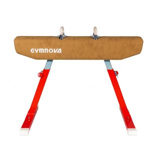 CHEVAL D'ARÇONS DE COMPÉTITION - CORPS CUIR SYNTHÉTIQUE