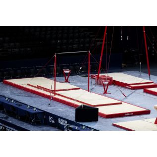 ENSEMBLE DE TAPIS POUR BARRE FIXE DE COMPÉTITION - AVEC TAPIS ADDITIONNELS - 37,50 m² - Homologué FIG