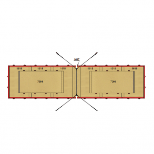 ENSEMBLE DE TAPIS POUR BARRE FIXE DE COMPÉTITION - AVEC TAPIS ADDITIONNELS - 37,50 m² - Homologué FIG